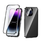 Coque Double Face en Aluminium transparente avec couverture écran – Image 2